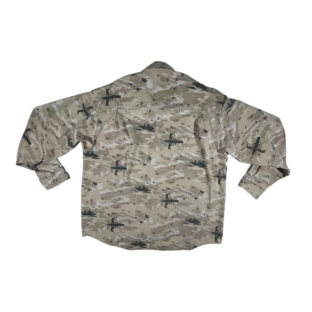 Columbia Men’s XL River Lodge Camo Shirt Hunting Fishing Outdoor Button Up - Picture 3 of 15